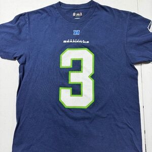 Seattle Seahawks Wilson #3 Graphic Tee